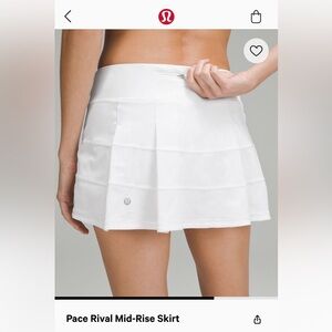 Lululemon Pace Rival mid-rise skirt
